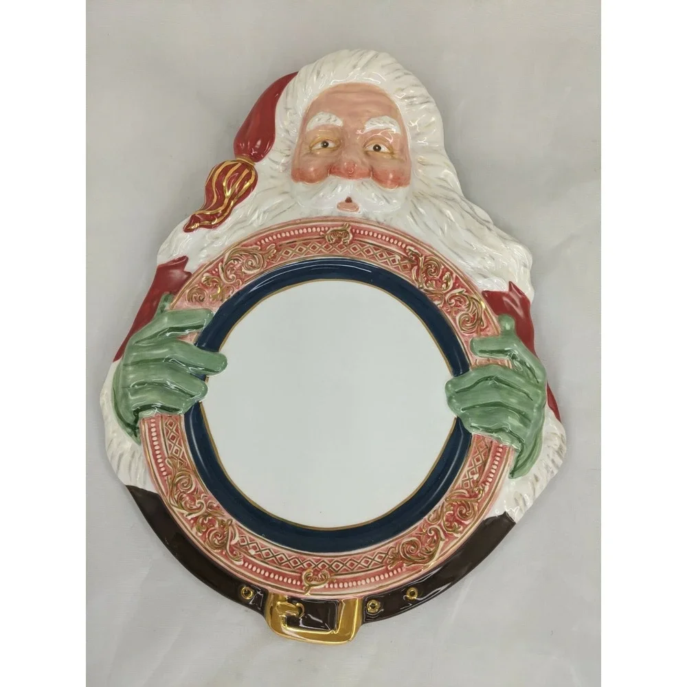 Department Dept 56 Santa Claus Cookie Plate 12 Inch